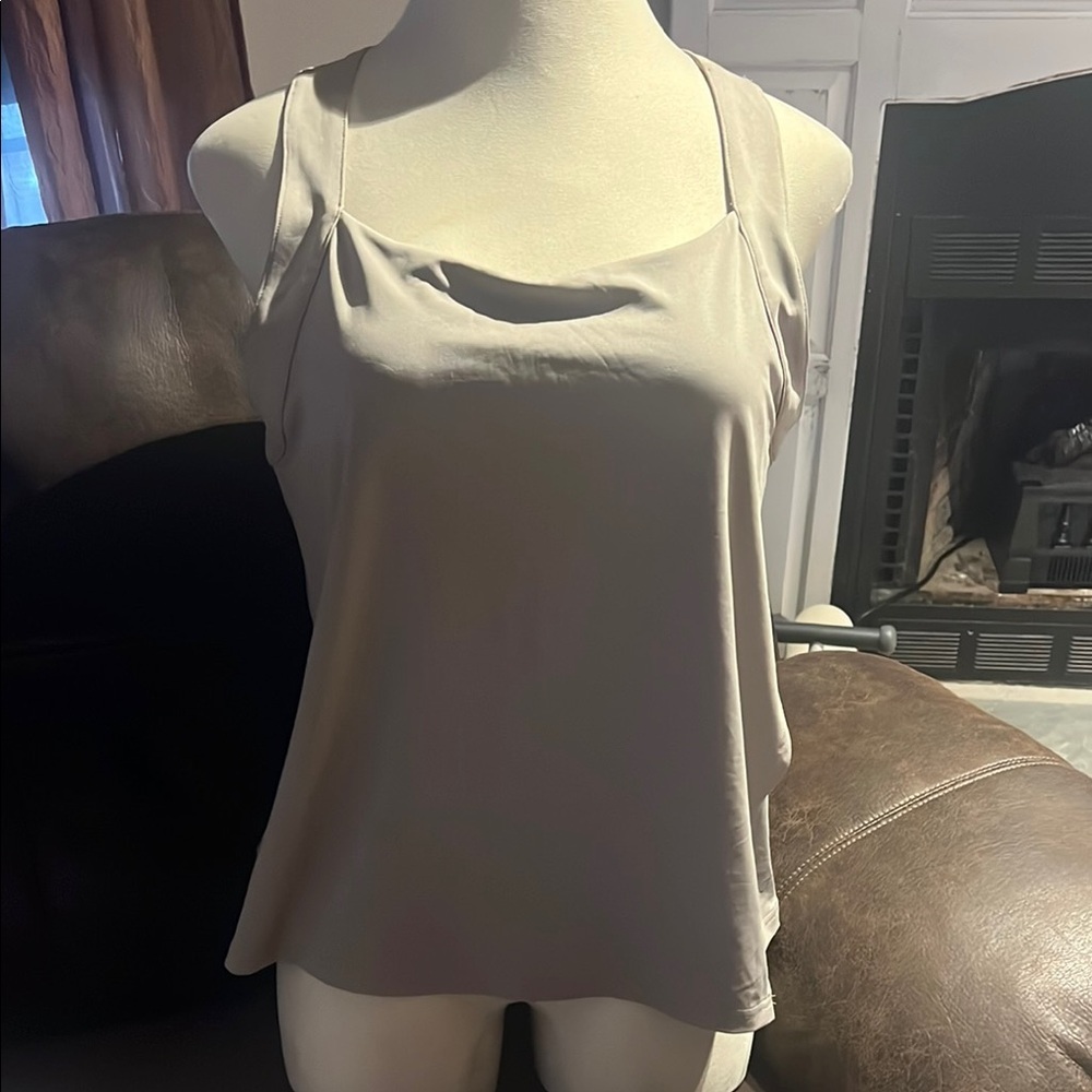 GAP Gray Sleeveless Camisole Tank Top